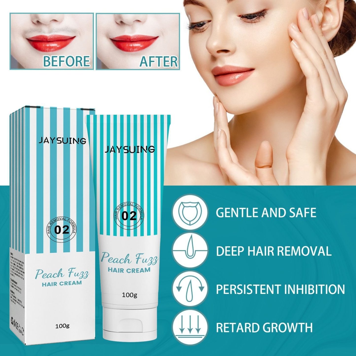 🔥Last Day Promotion 55% OFF -Peach Fuzz Hair Cream