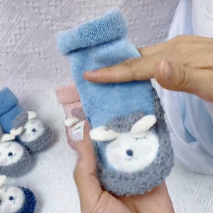 🎄Early Christmas Sale- SAVE 50% OFF🎄Baby Cartoon Plush Cotton Toddler Shoes-ABOXUN