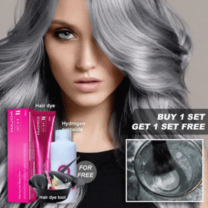 [Buy 1 Set Get Hydrogen peroxide milk + Toolkit] Damage-Free Semi-Permanent Hair Color Dye Set