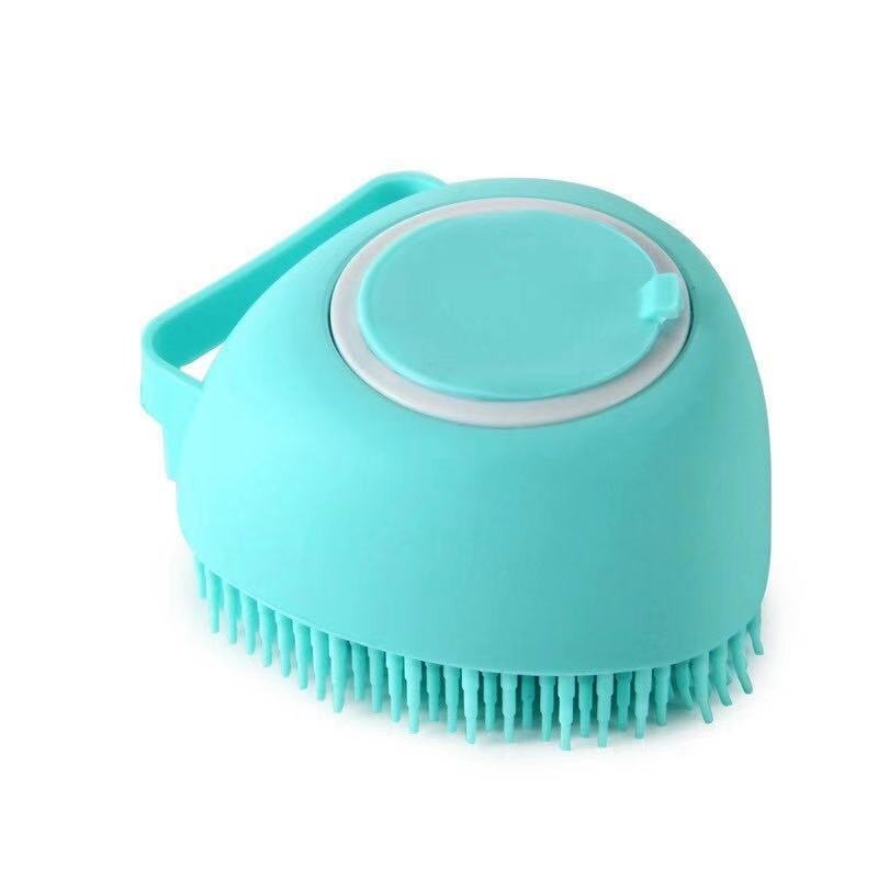 Special silicon brush for showering our pets