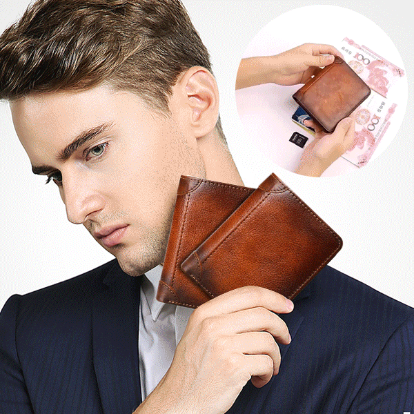 🎉Last Day Promotion-75% OFF-🔒RFID🔒Genuine Leather Wallet for Men💰
