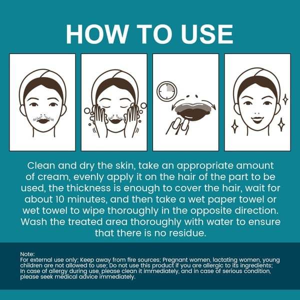 🔥Last Day Promotion 55% OFF -Peach Fuzz Hair Cream