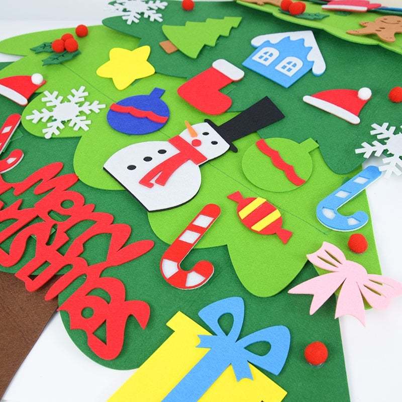 (🎄CHRISTMAS EARLY SALE-48% OFF) DIY Felt Christmas Tree Set