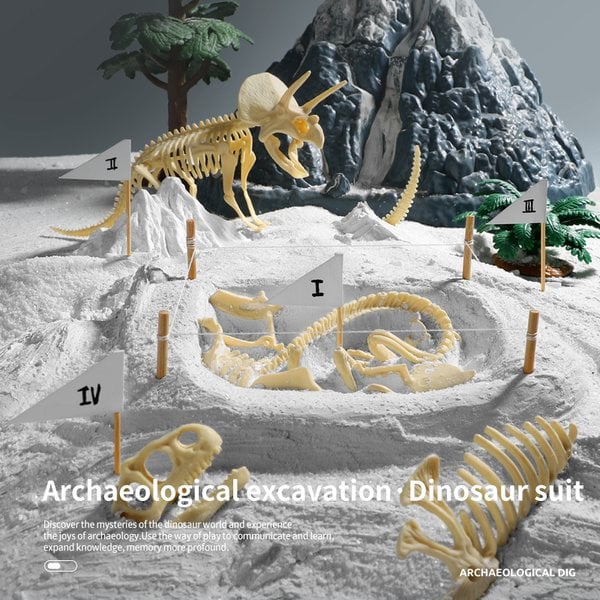 (🔥LAST DAY SALE-48% OFF) Dinosaur Fossil Digging Kit--Buy 2 Free Ship