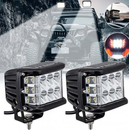 Car Dual Sides LED Dual Color Light