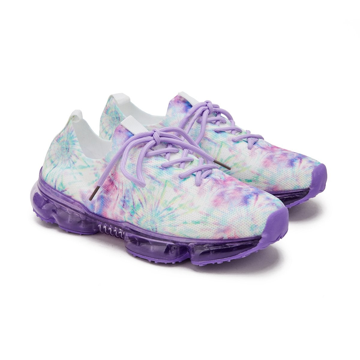 Women's Lace Up Air Cushion Tennis Sports Sneakers Breathable Mesh Shoes-ABOXUN