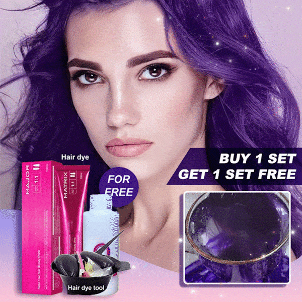 [Buy 1 Set Get Hydrogen peroxide milk + Toolkit] Damage-Free Semi-Permanent Hair Color Dye Set
