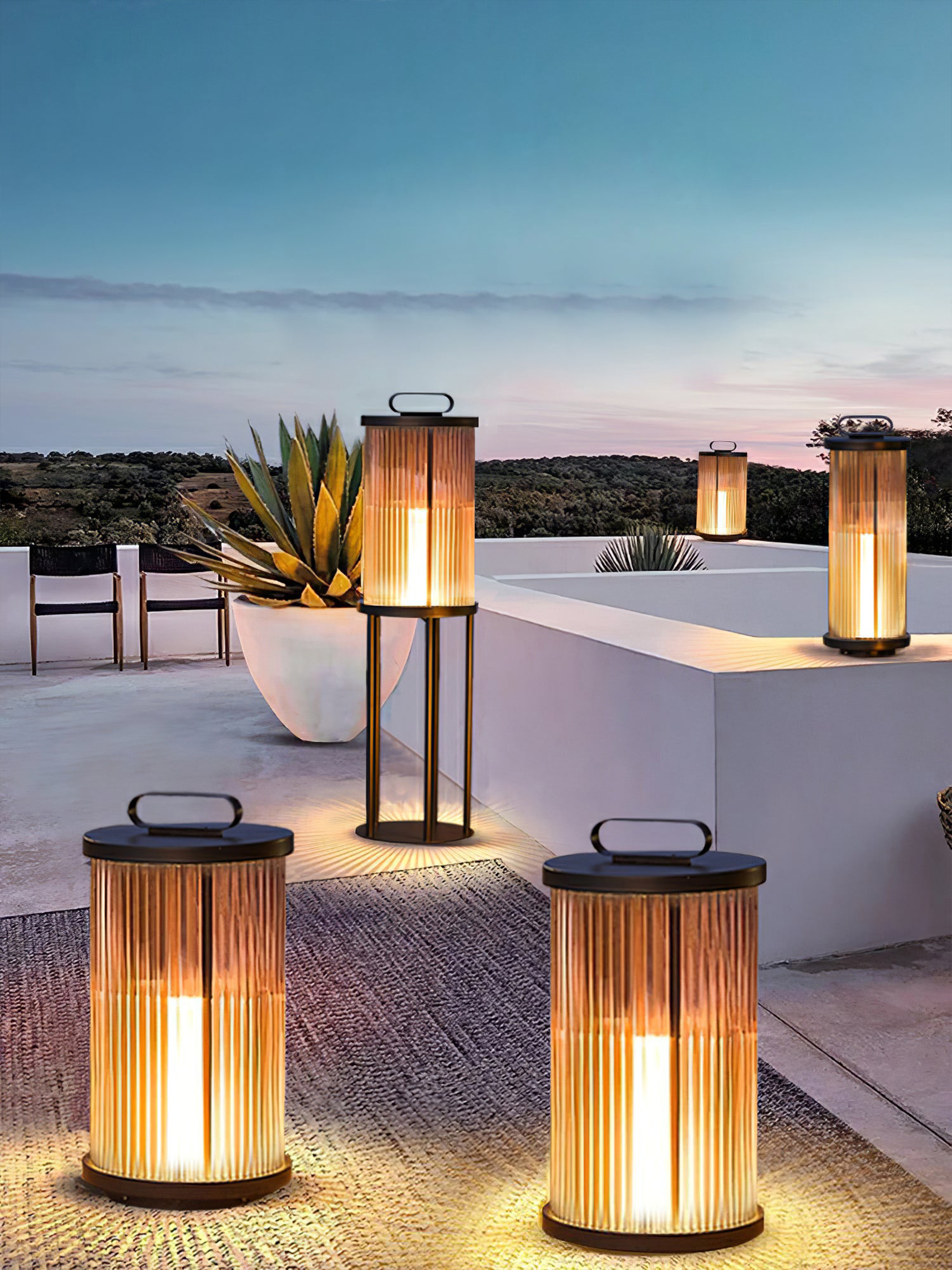 Ambient Line Lantern Garden Lights-elegalight