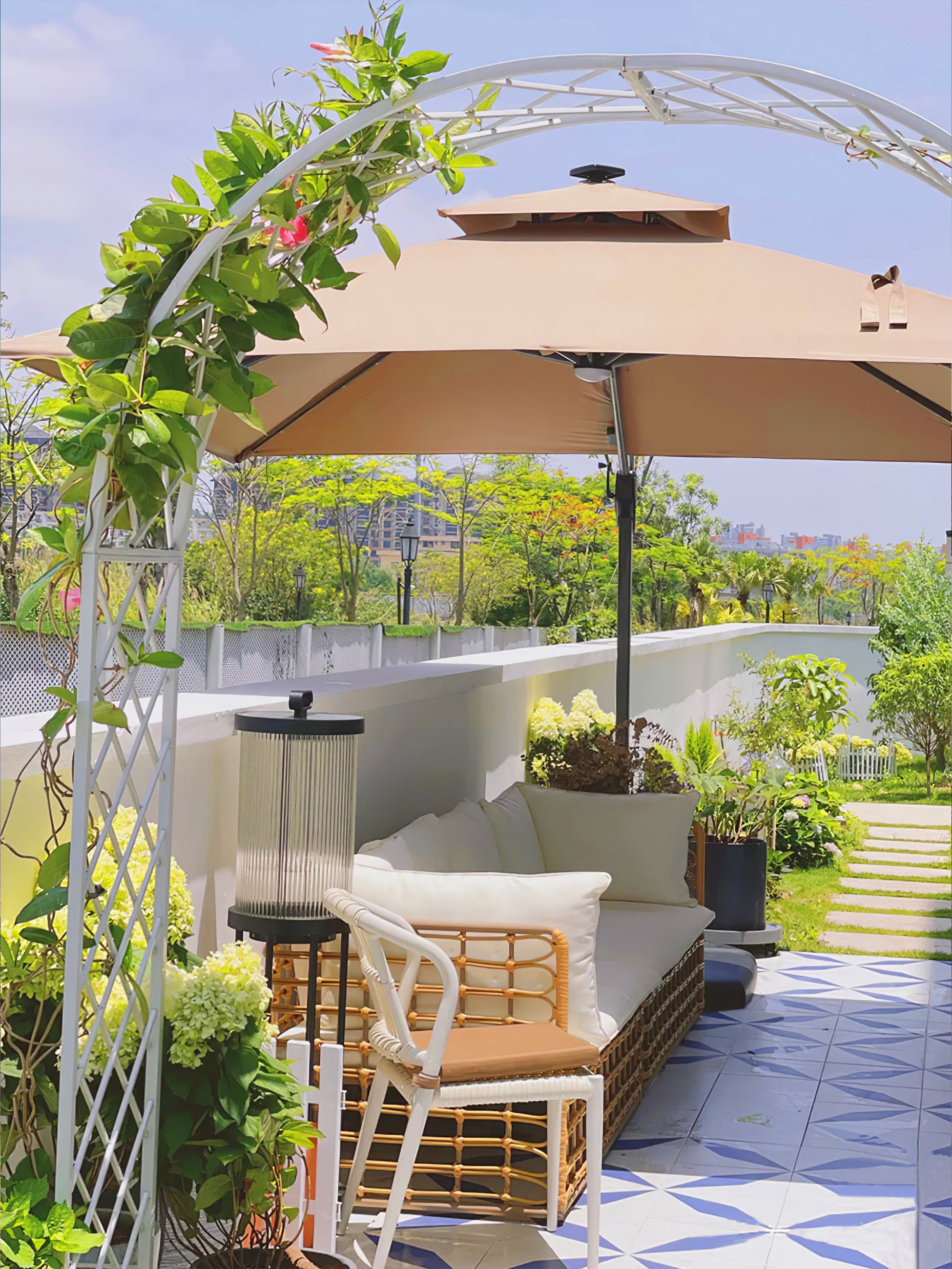 Ambient Line Lantern Garden Lights-elegalight