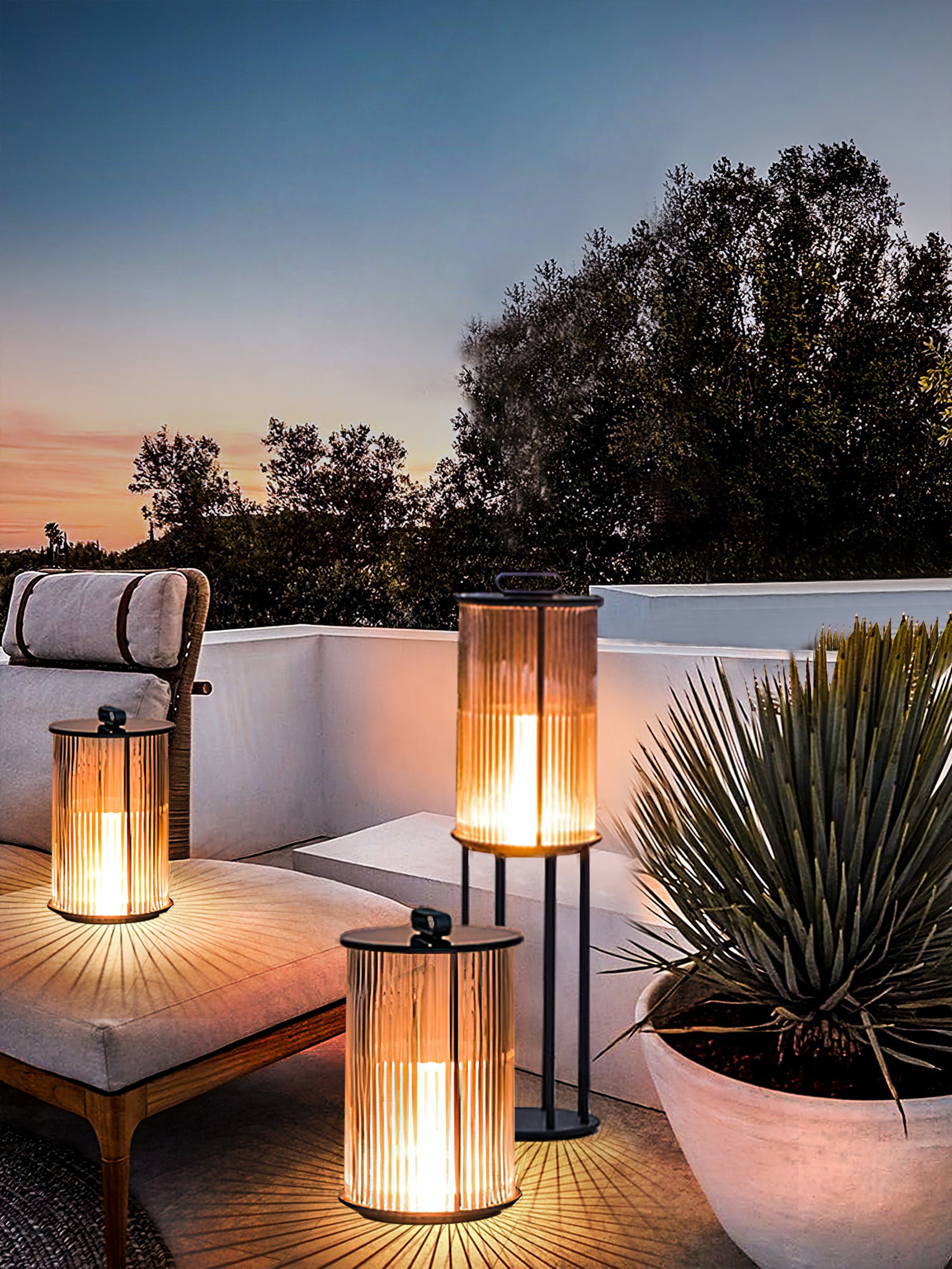 Ambient Line Lantern Garden Lights-elegalight