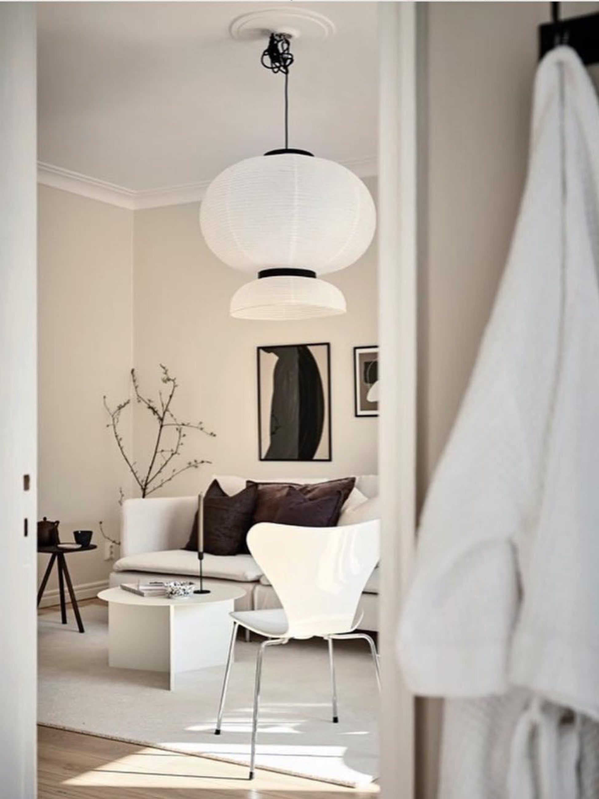 Rice Paper Lantern Pendant Lamp-elegalight