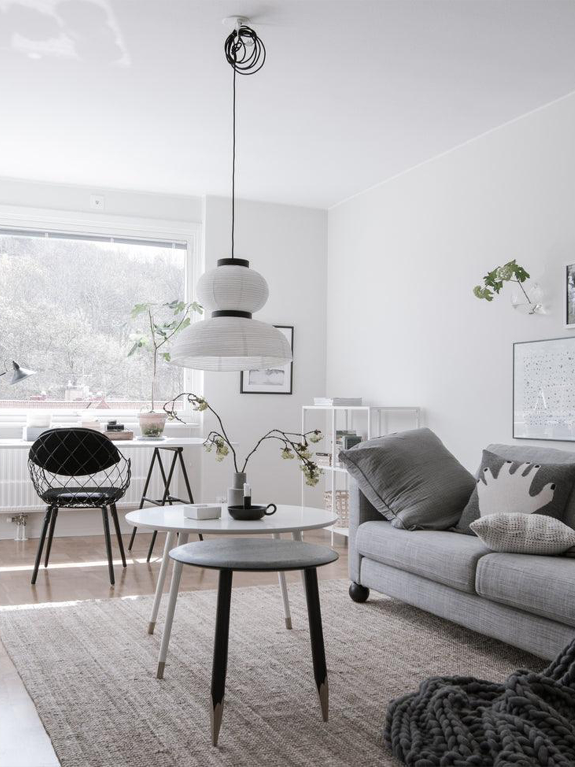 Rice Paper Lantern Pendant Lamp-elegalight