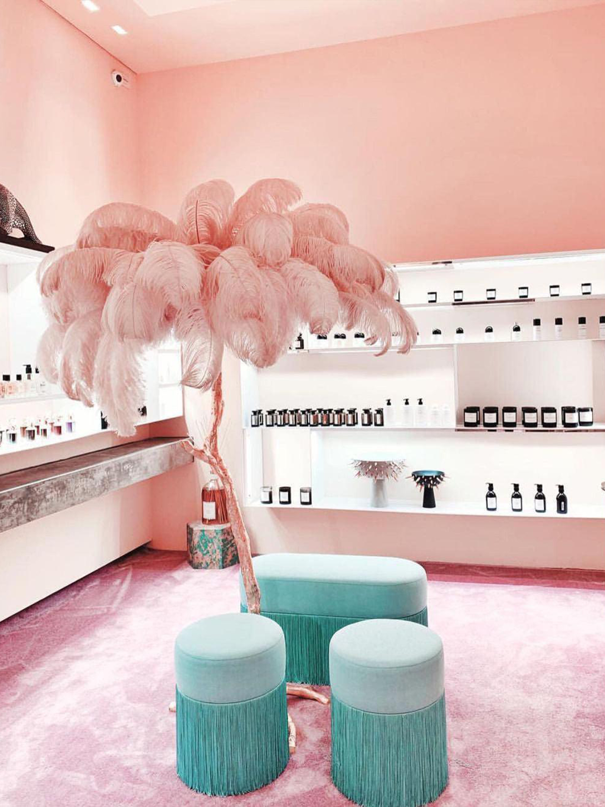 Ostrich Feather Floor Lamp-elegalight