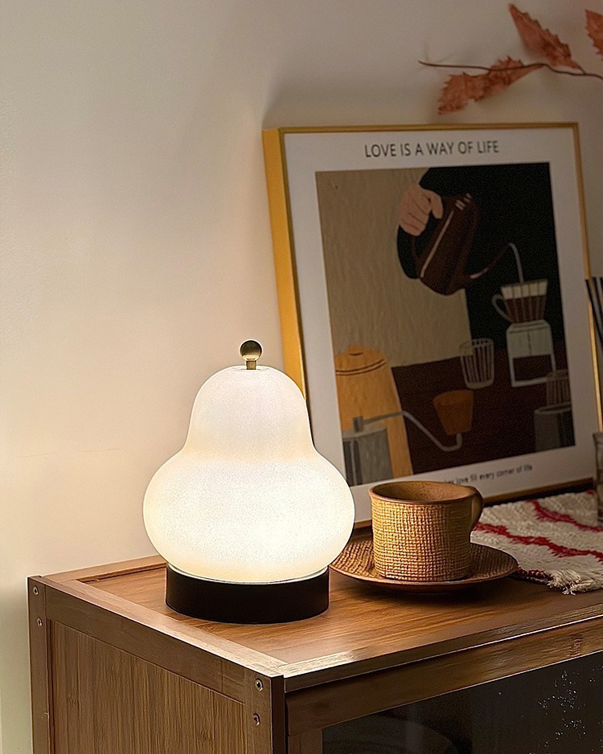 French Pear Table Lamp-elegalight