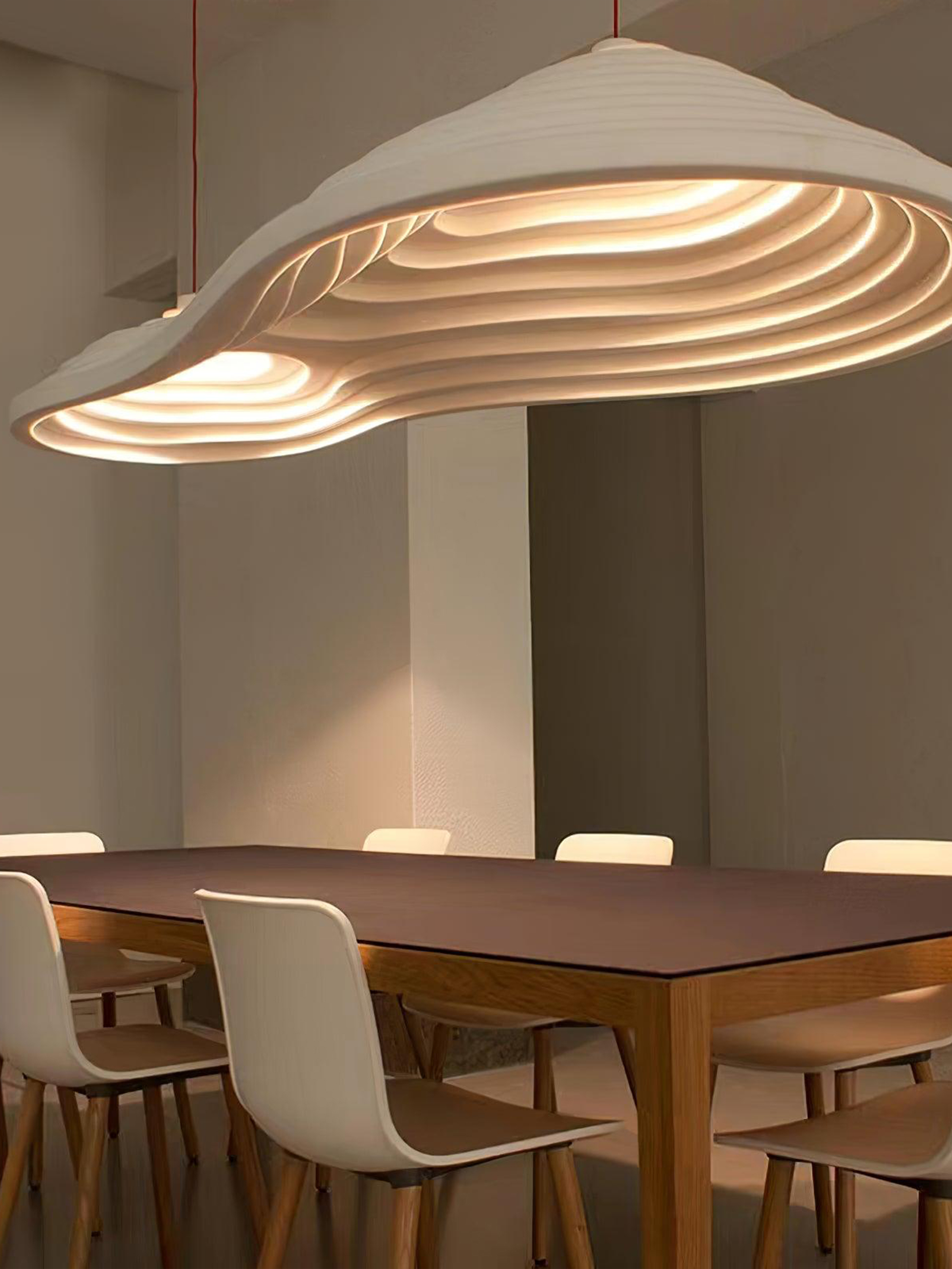 Rice Field Acoustic Acrylic Lamp-elegalight