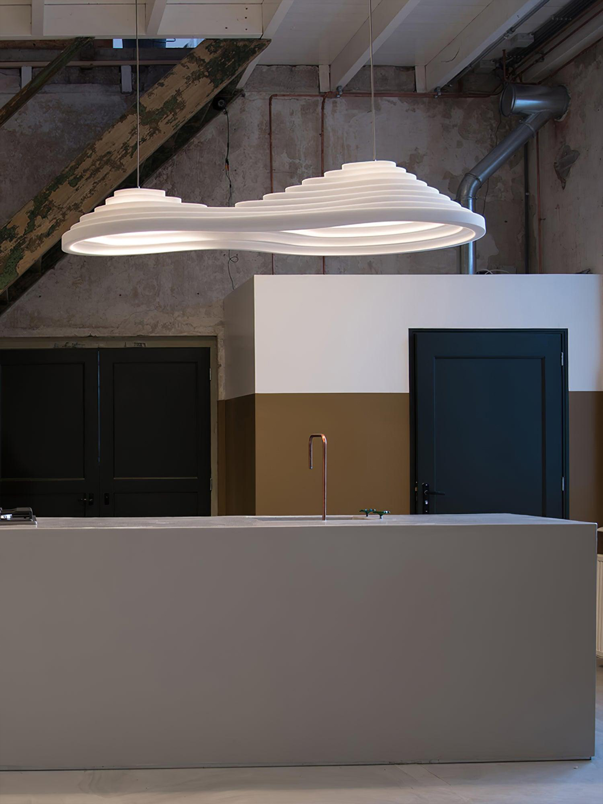 Rice Field Acoustic Acrylic Lamp-elegalight