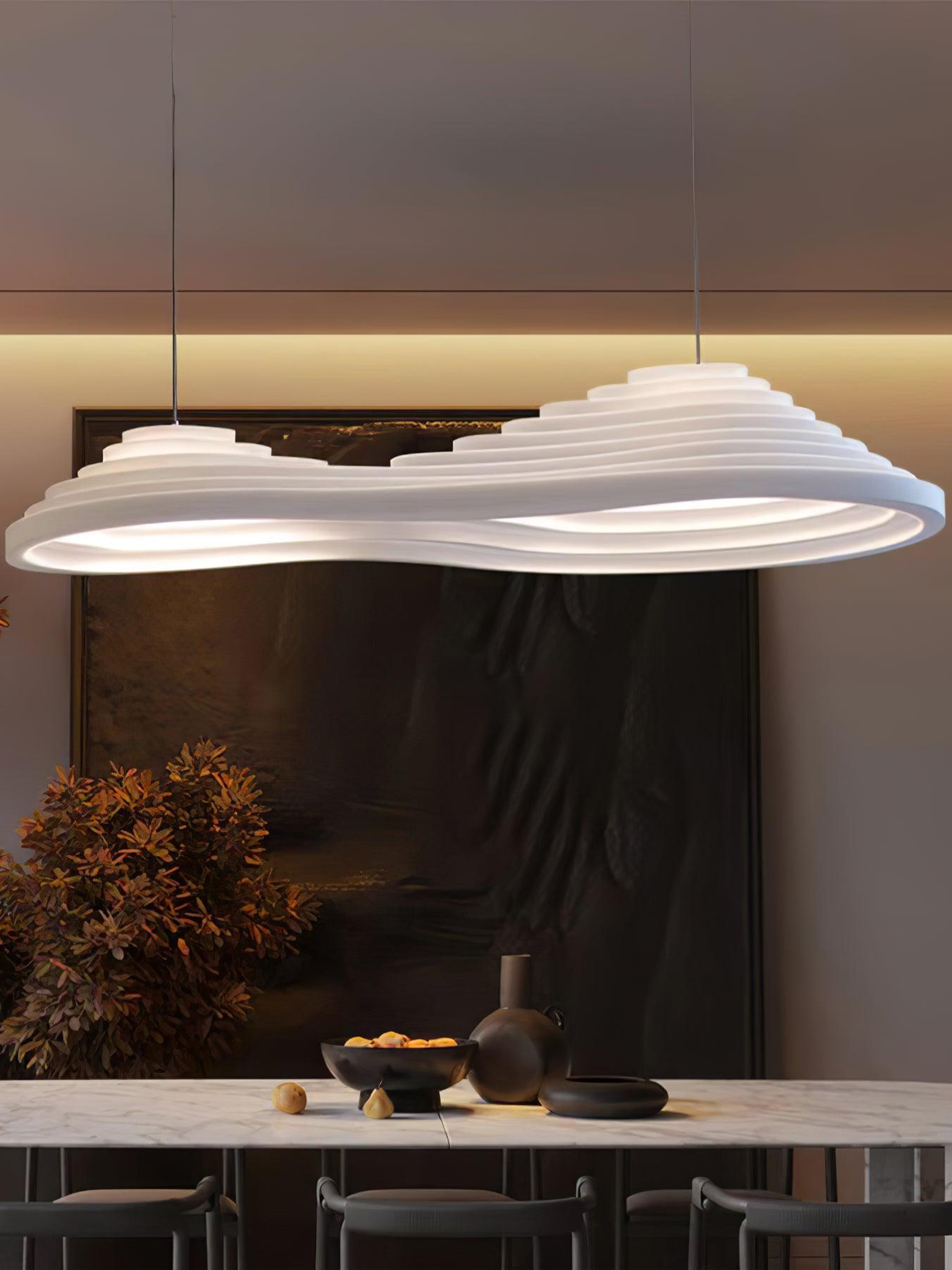 Rice Field Acoustic Acrylic Lamp-elegalight