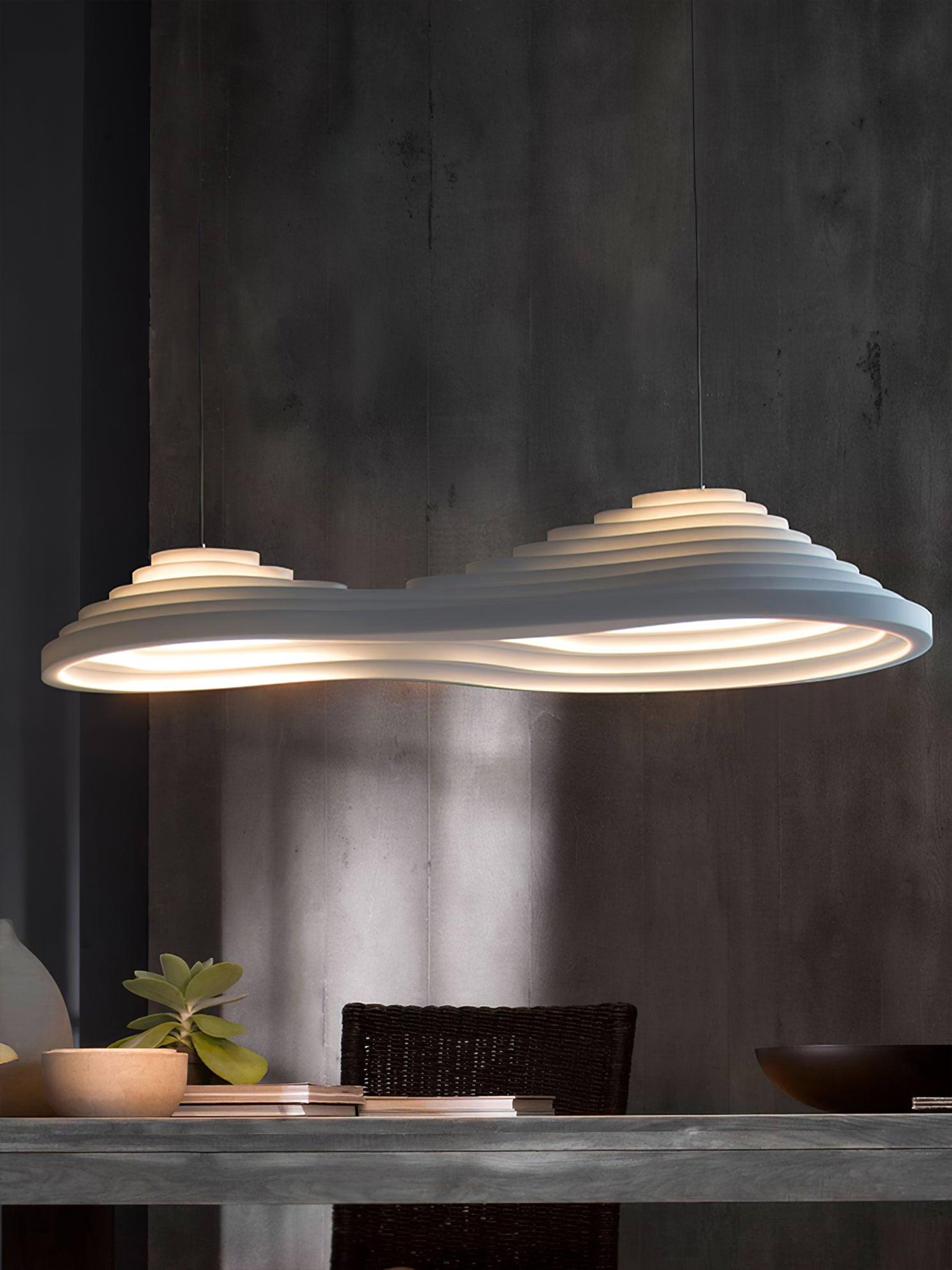 Rice Field Acoustic Acrylic Lamp-elegalight