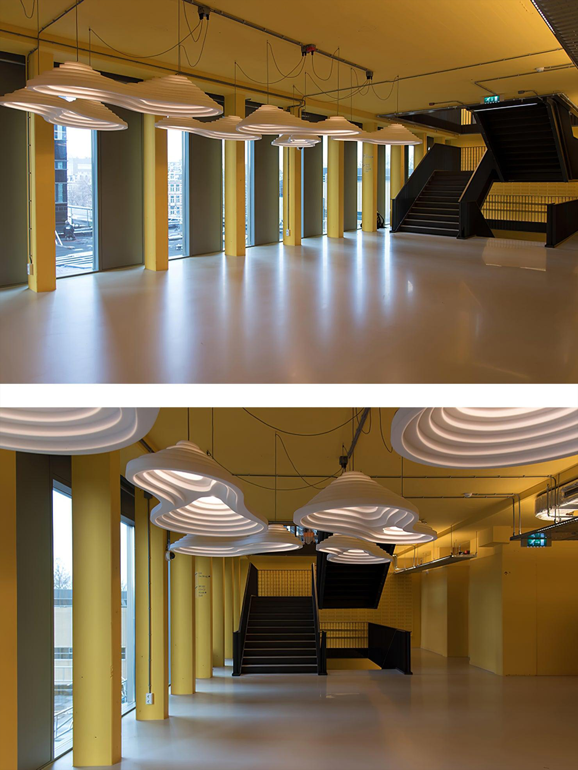 Rice Field Acoustic Acrylic Lamp-elegalight