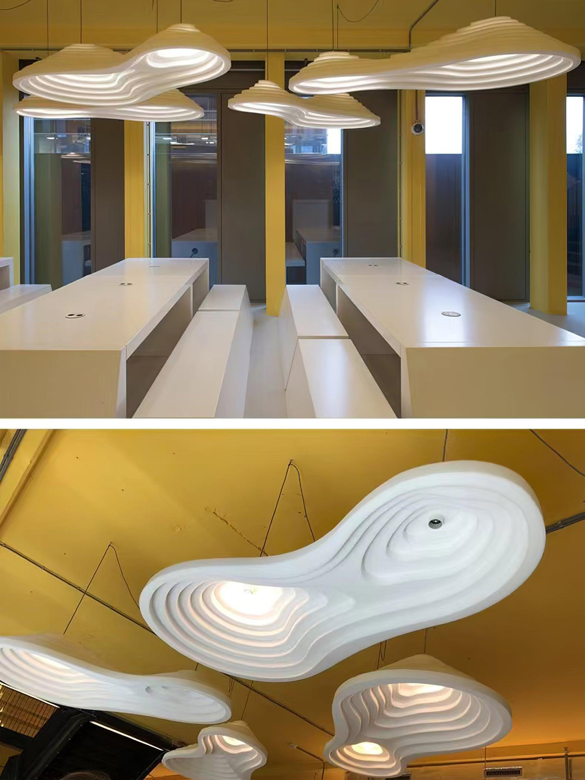 Rice Field Acoustic Acrylic Lamp-elegalight