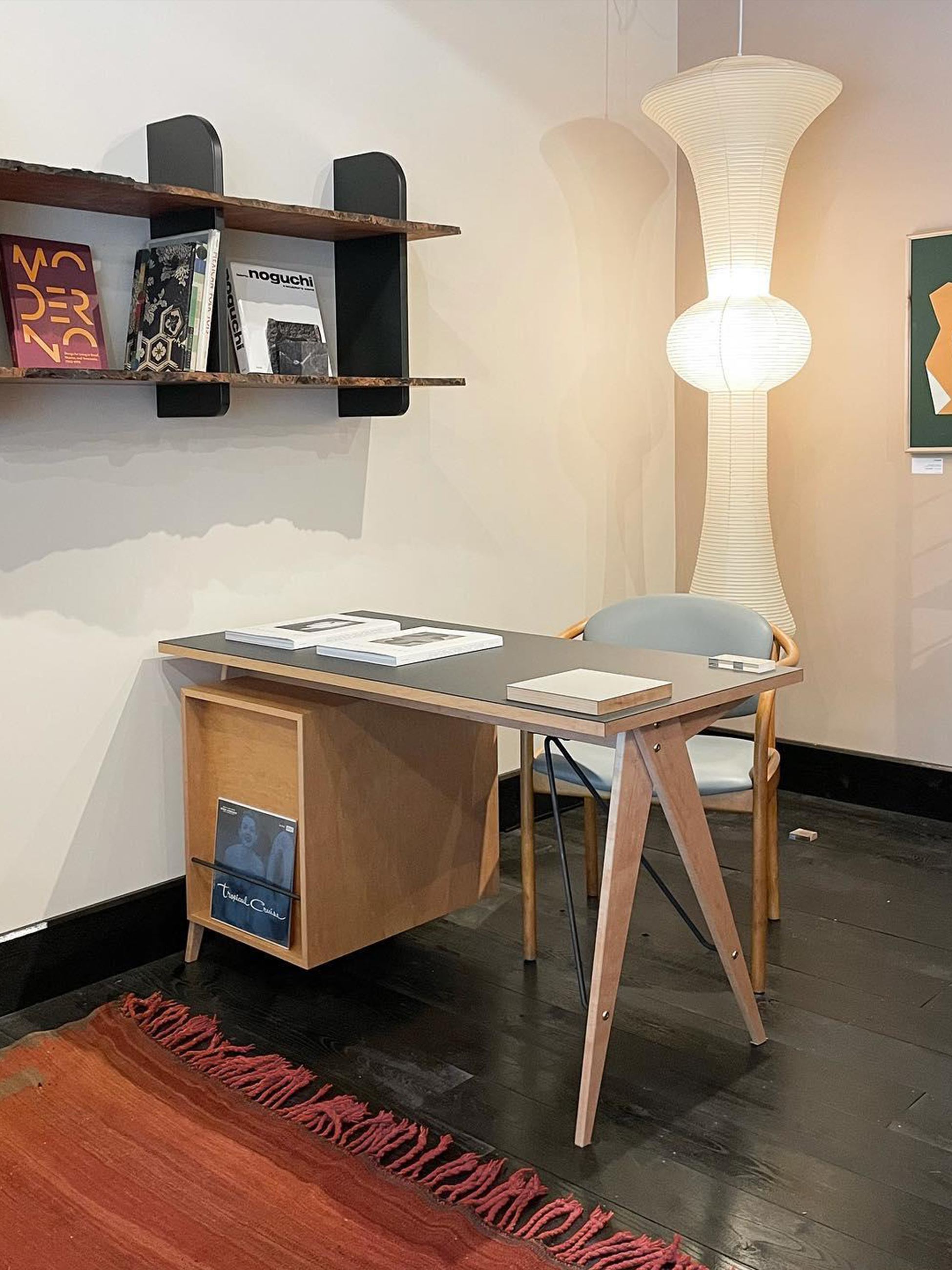 Rice Paper E Pendant Light-elegalight