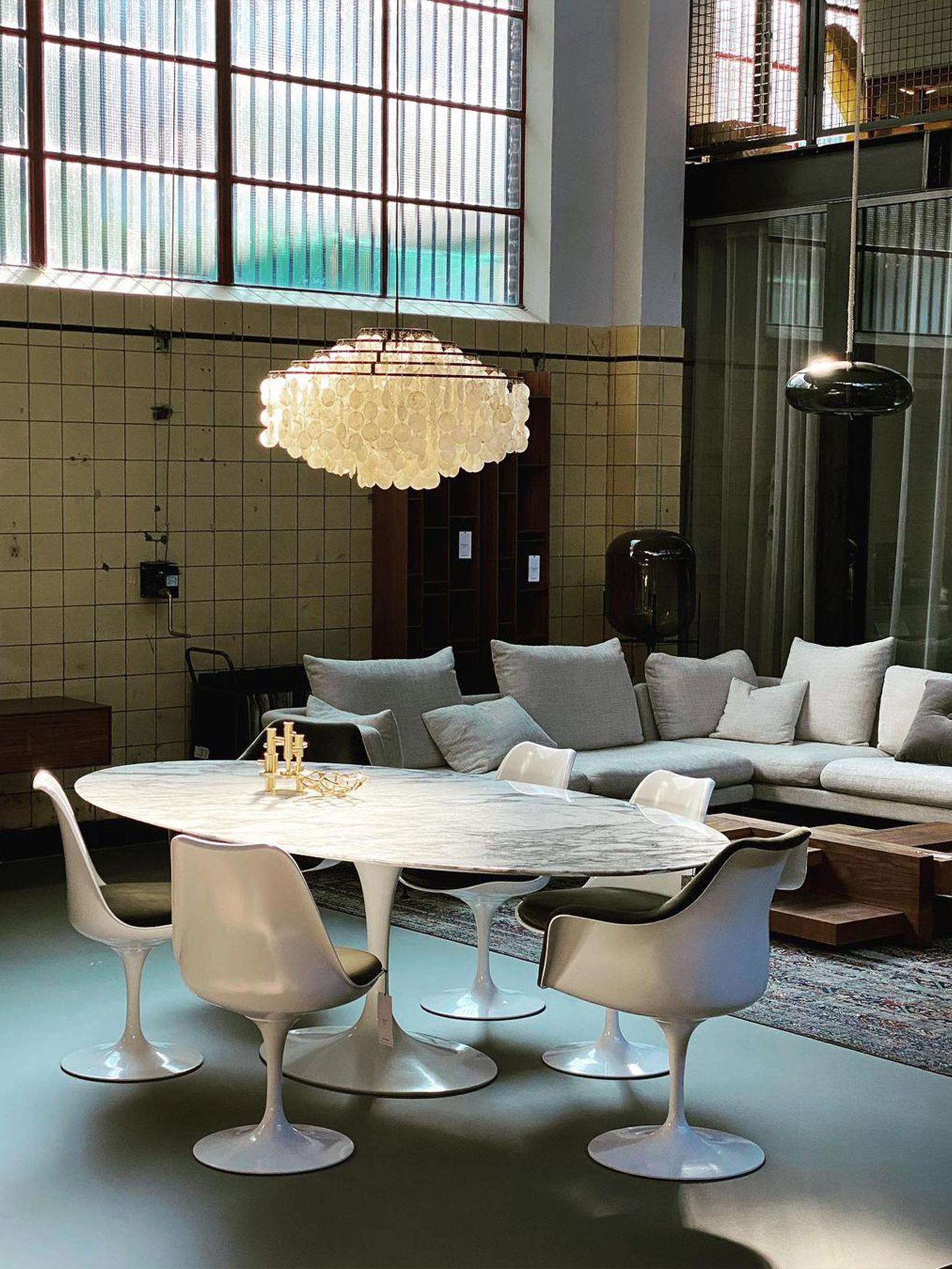 Round Shell Windbell Chandelier-elegalight