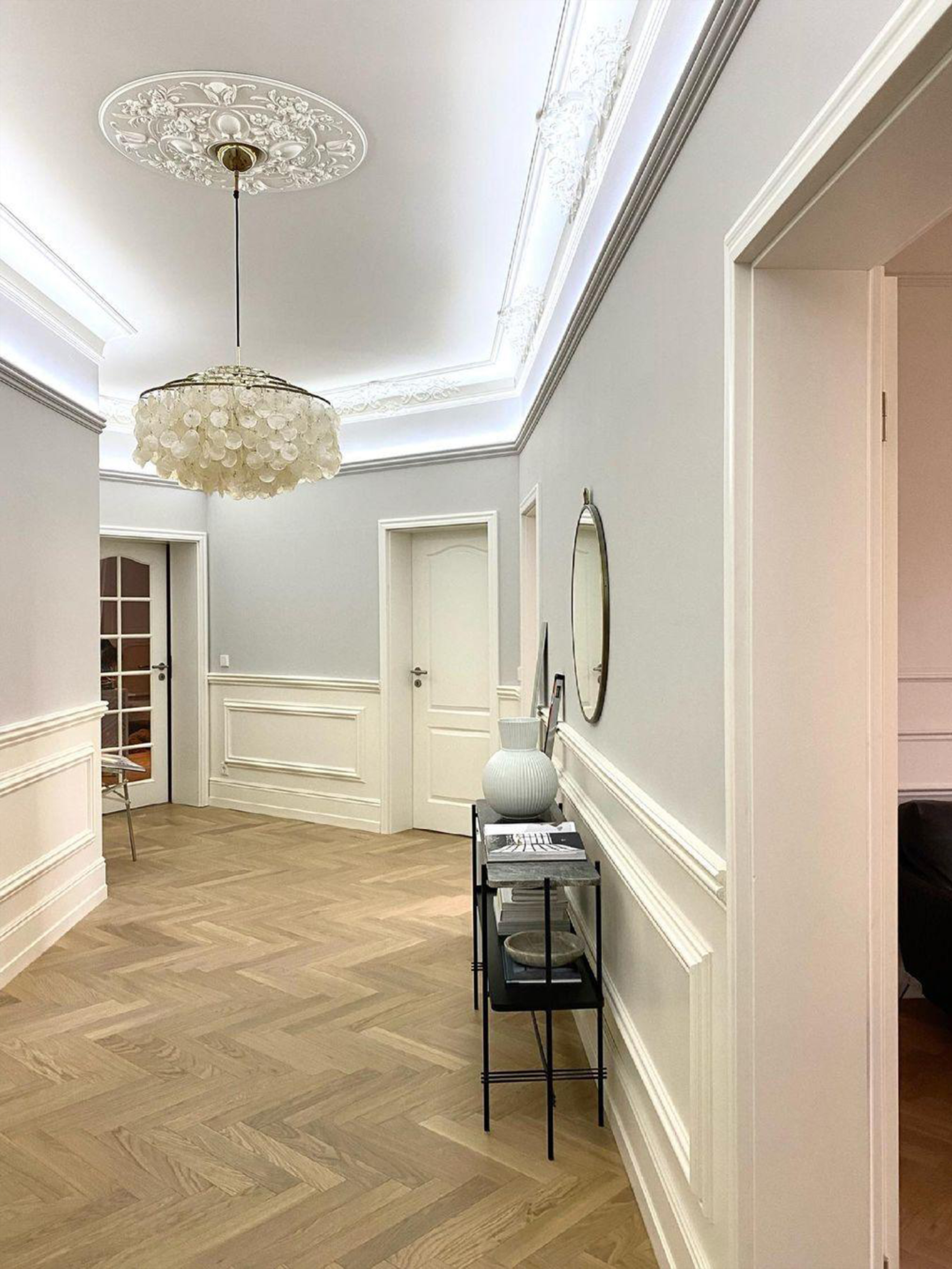 Round Shell Windbell Chandelier-elegalight