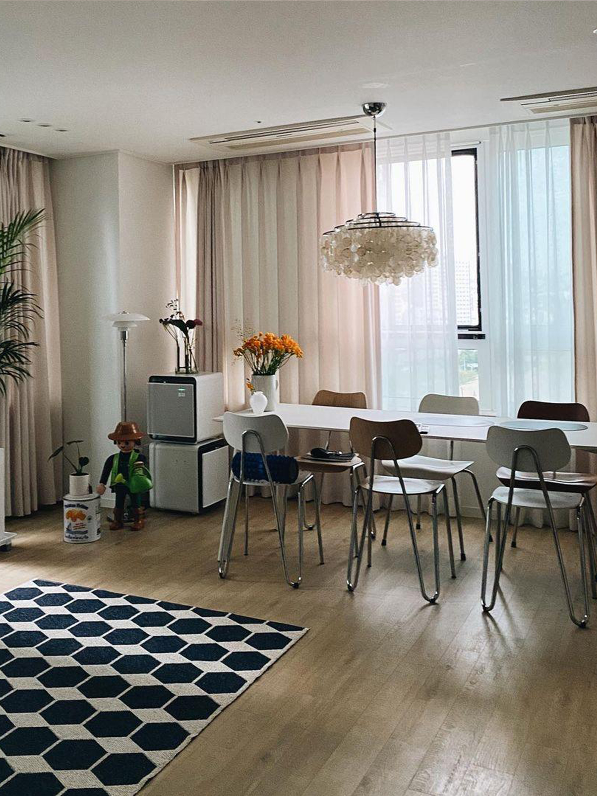 Round Shell Windbell Chandelier-elegalight