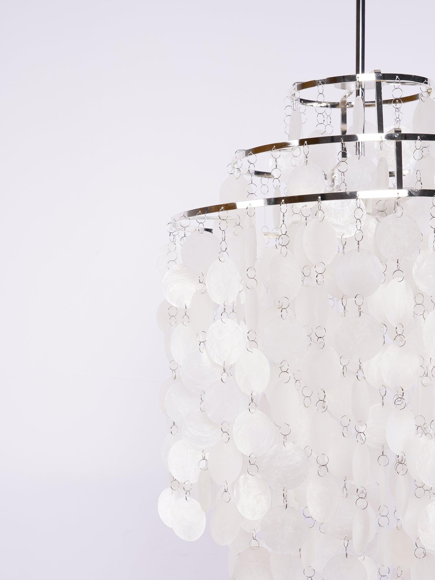 Round Shell Windbell Chandelier-elegalight