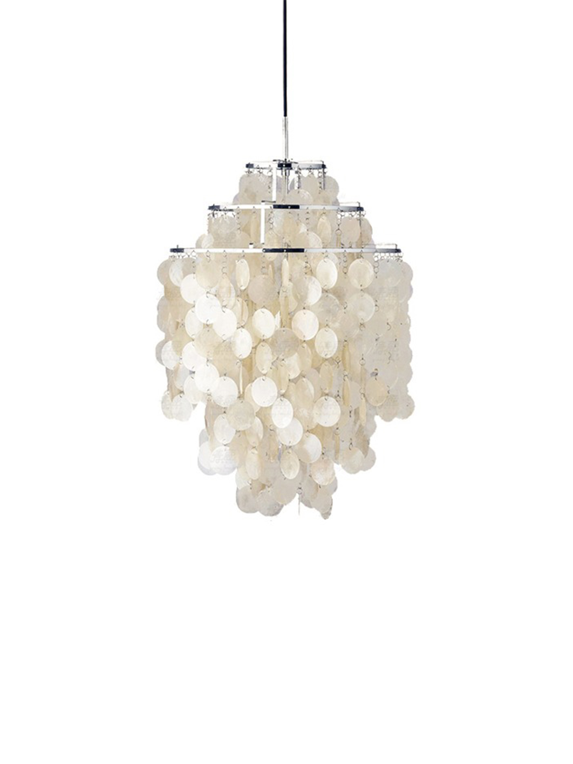 Round Shell Windbell Chandelier-elegalight