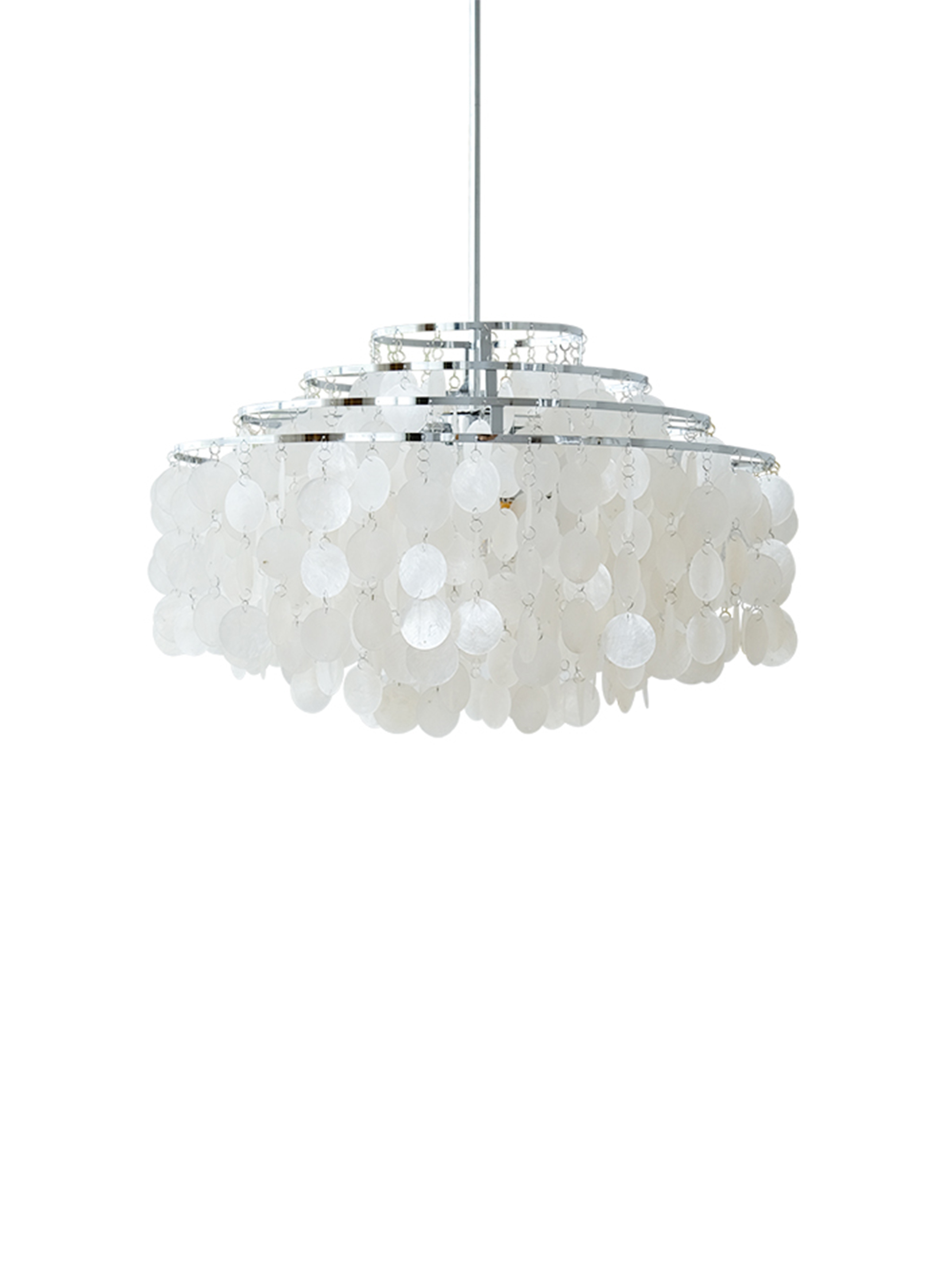 Round Shell Windbell Chandelier-elegalight