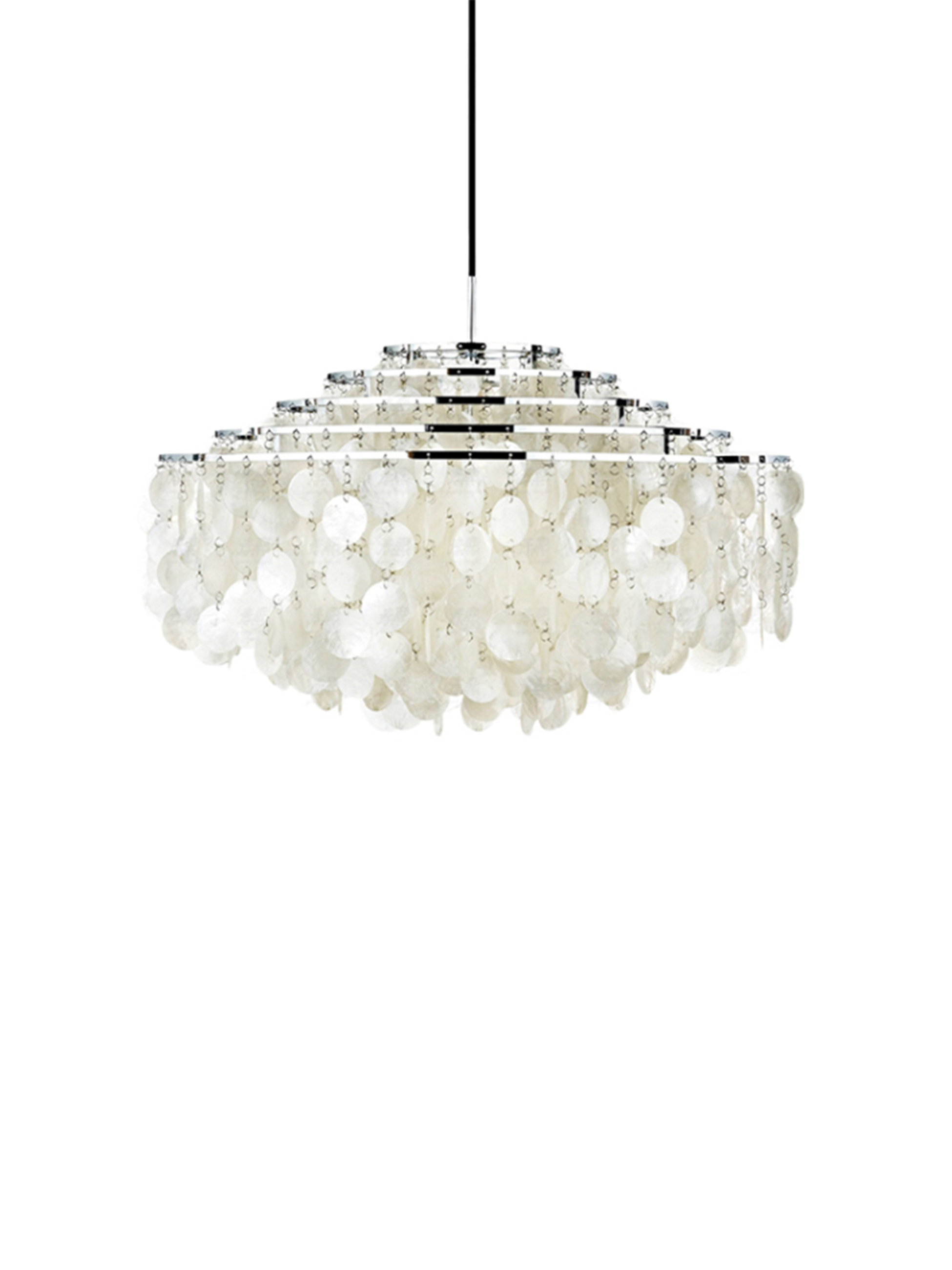Round Shell Windbell Chandelier-elegalight