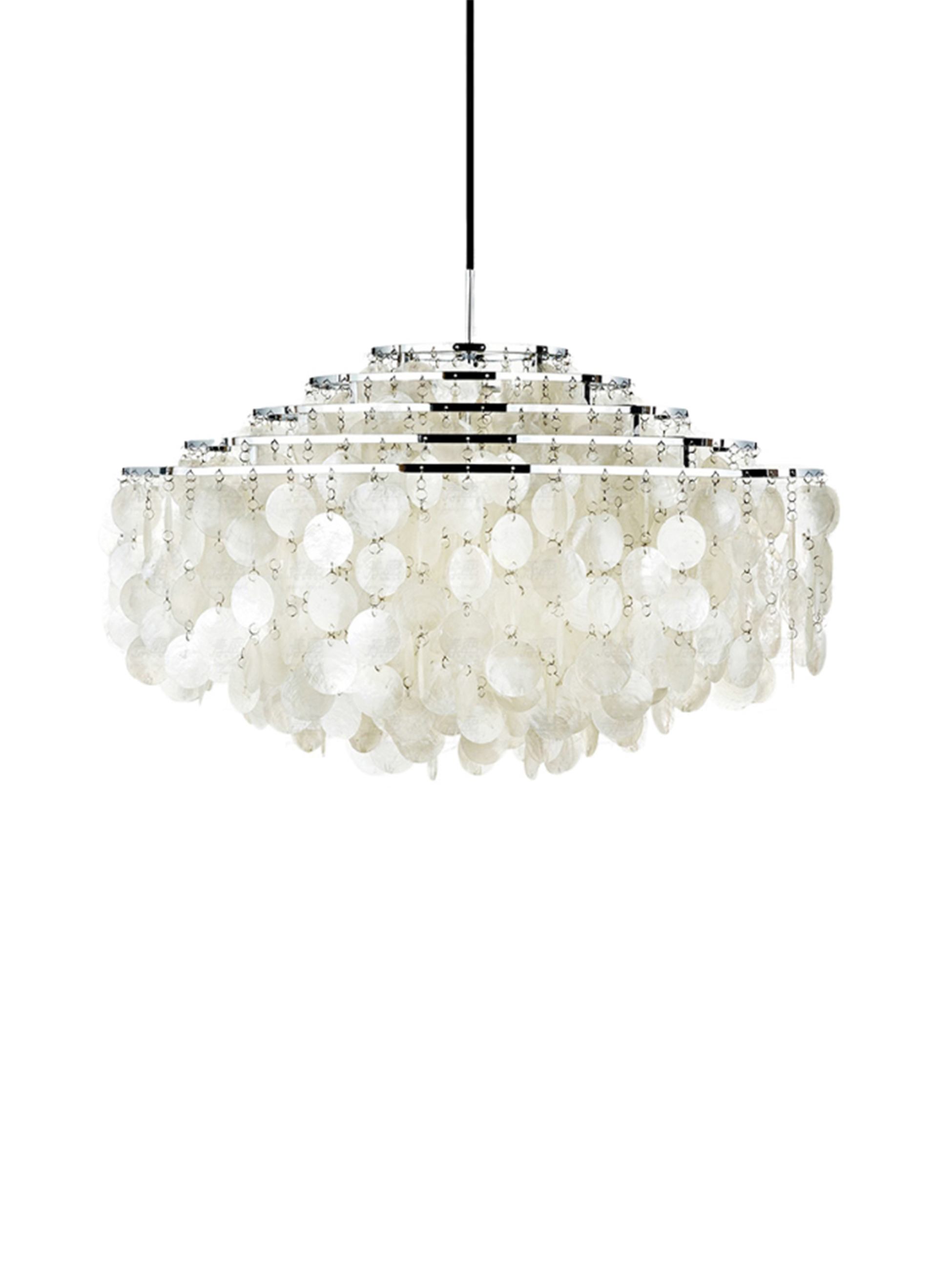 Round Shell Windbell Chandelier-elegalight