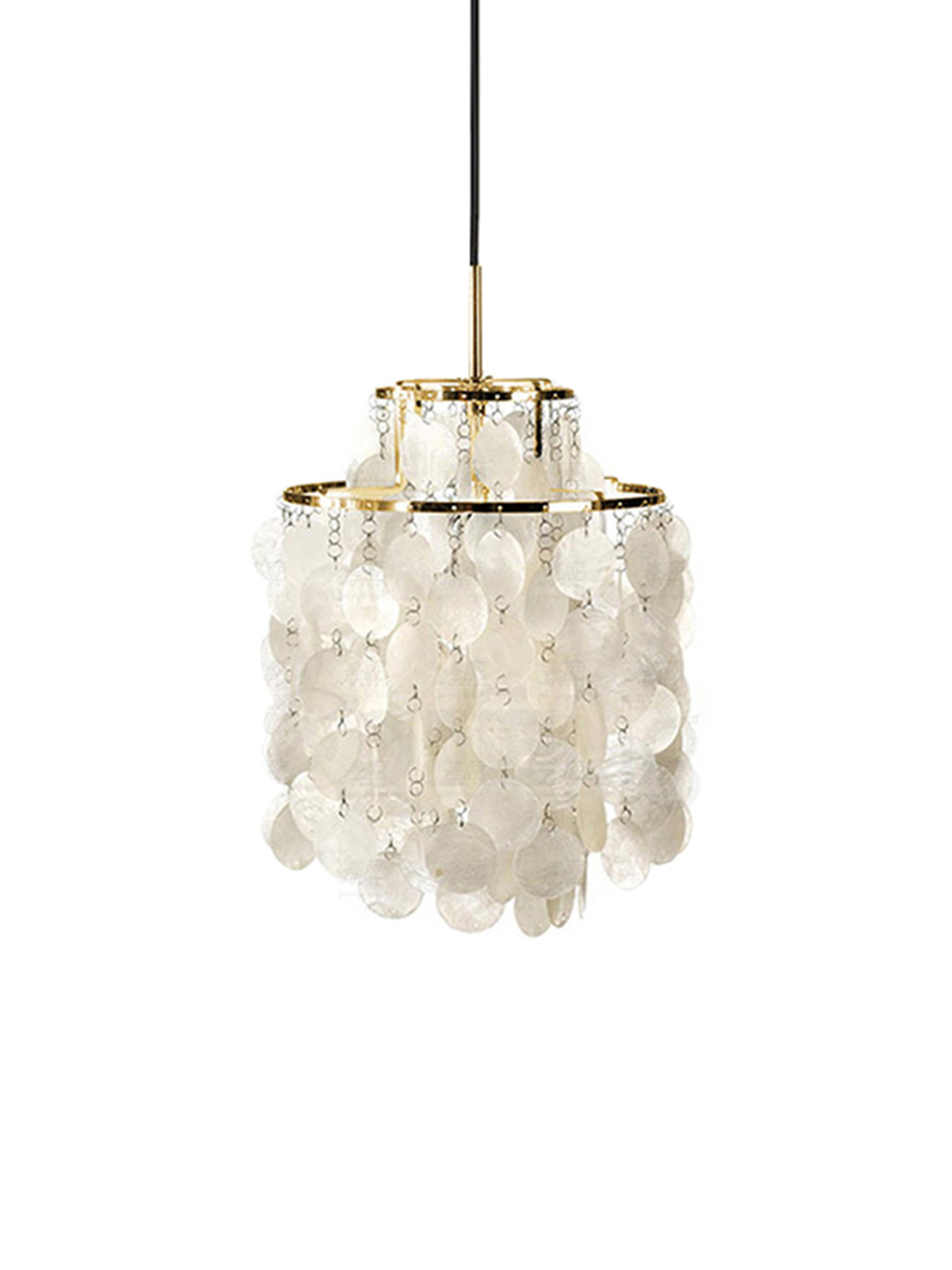 Round Shell Windbell Chandelier-elegalight