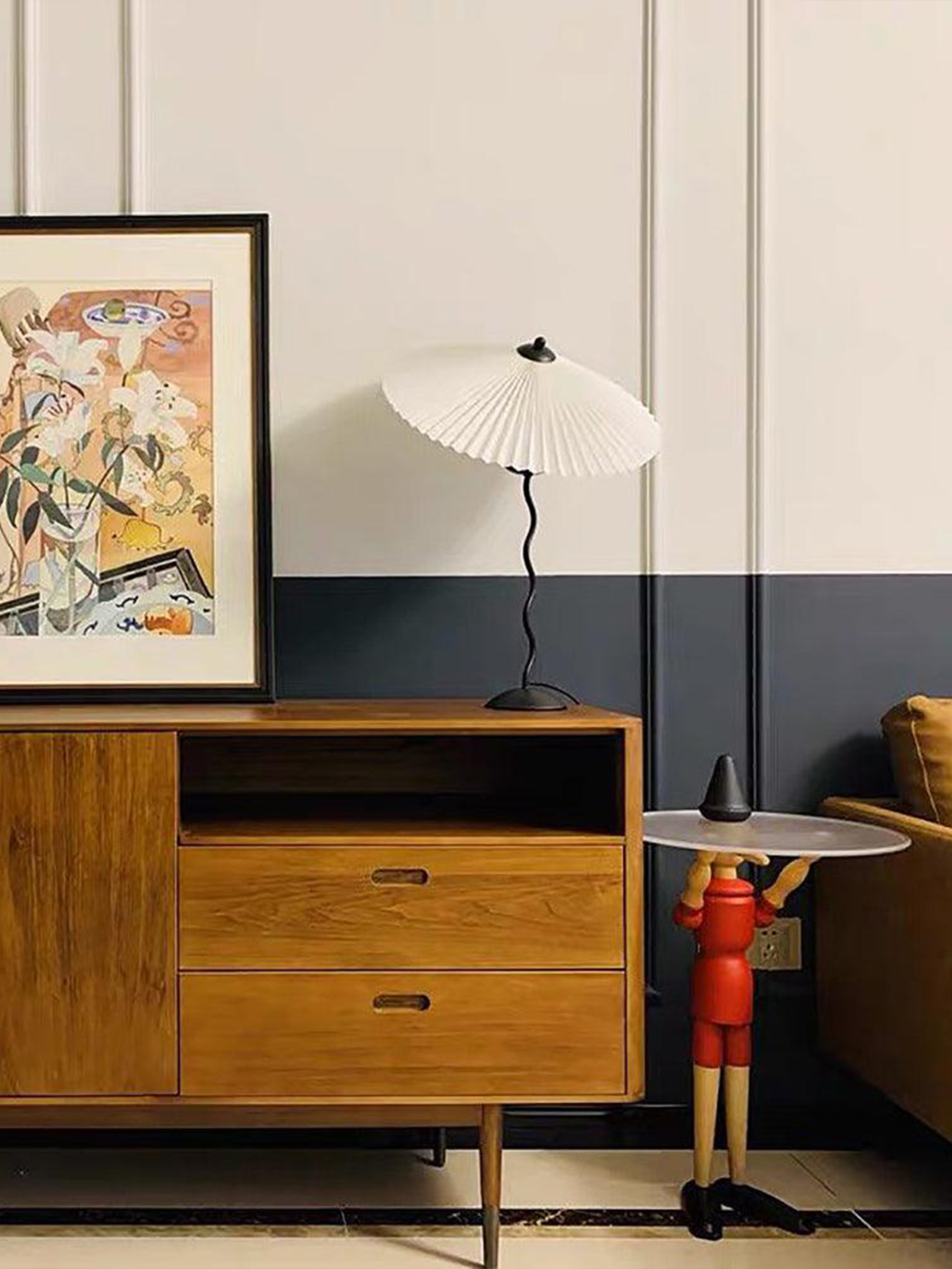 Squiggle Origami Table Lamp-elegalight