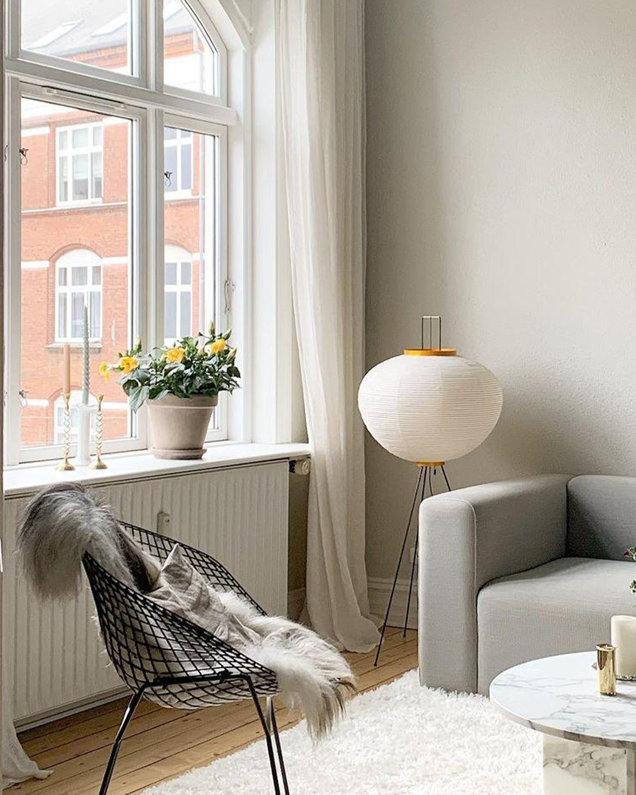 Washi Paper Floor Lamp-elegalight