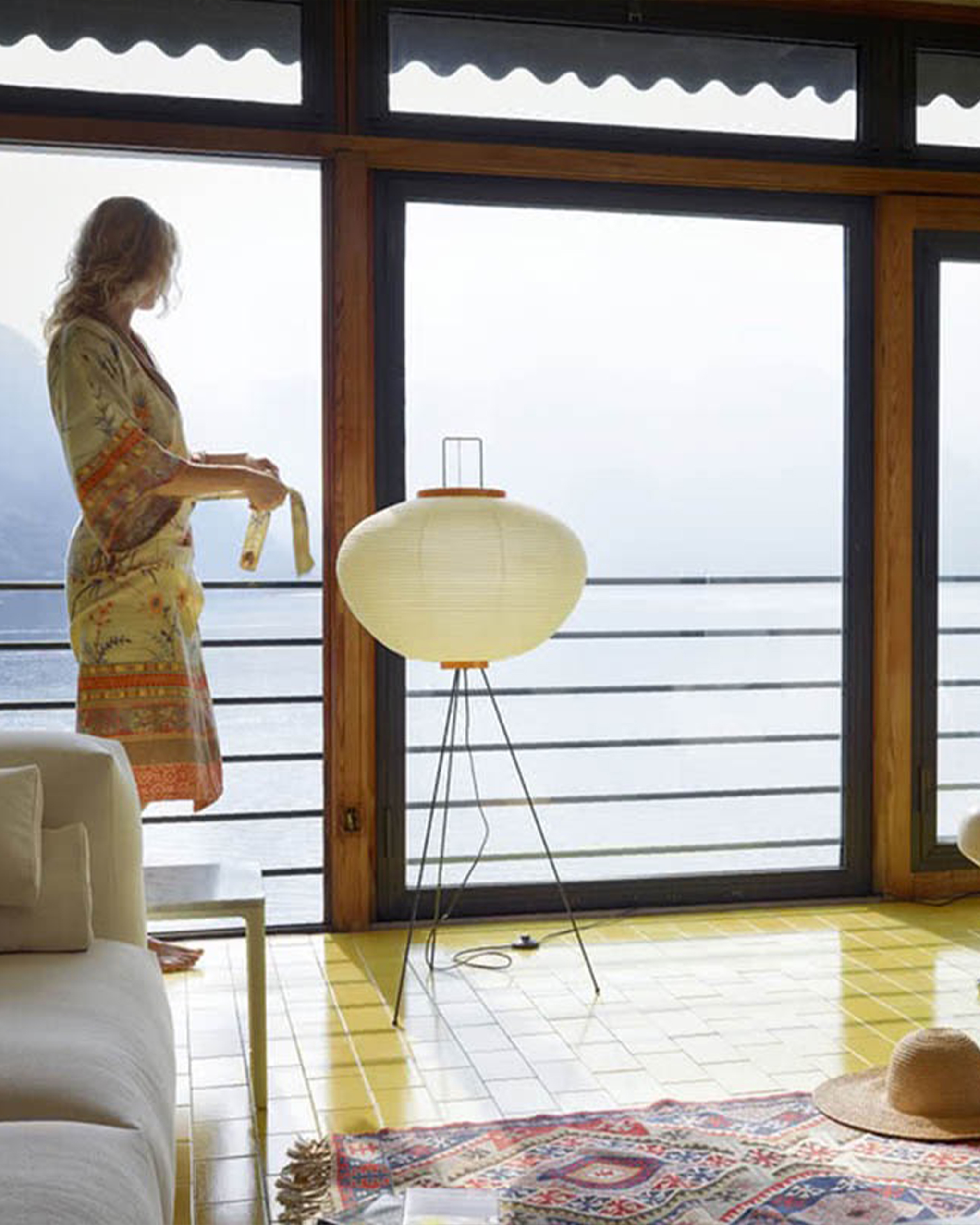 Washi Paper Floor Lamp-elegalight