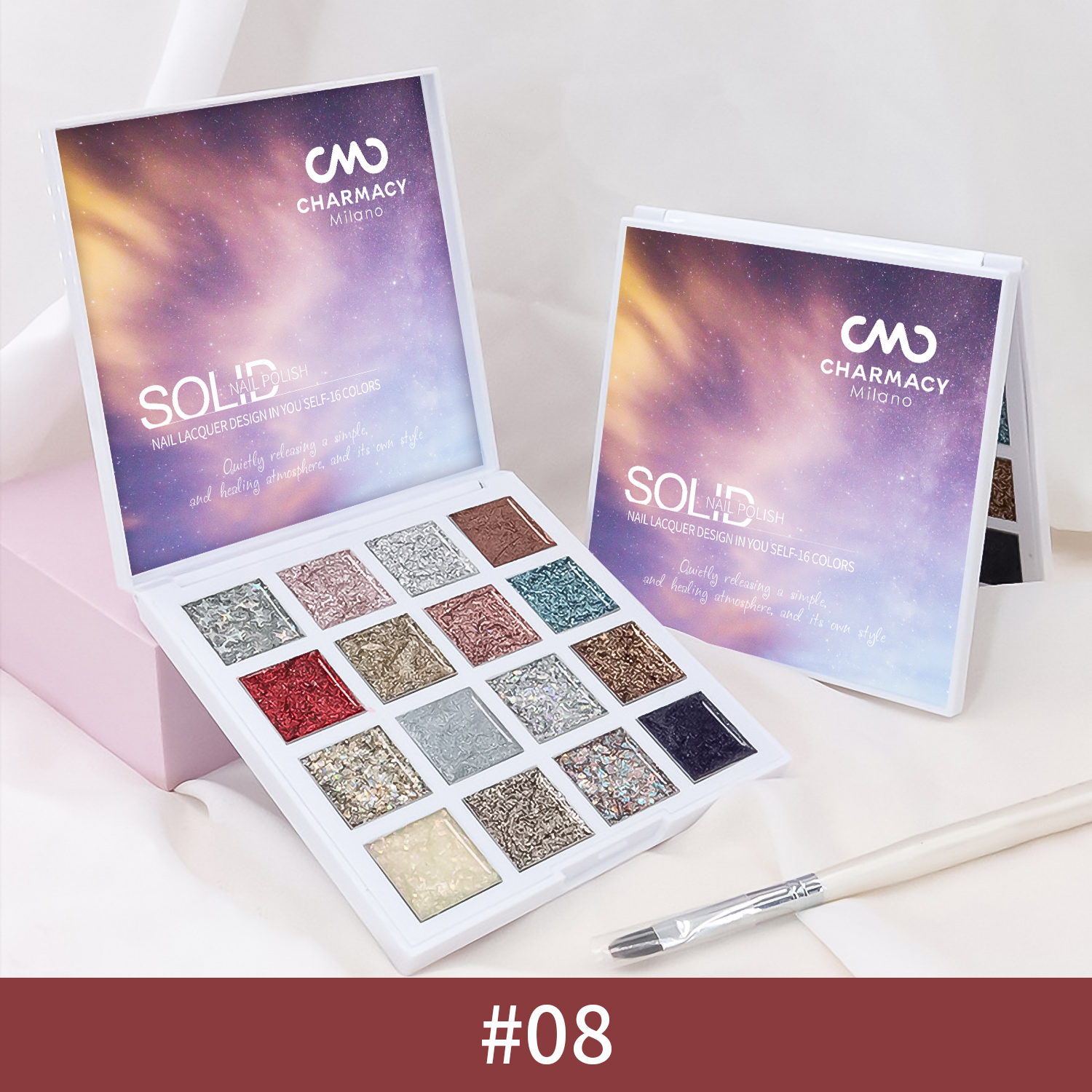 CMC 16 COLOR SOLID NAIL GEL PALETTE