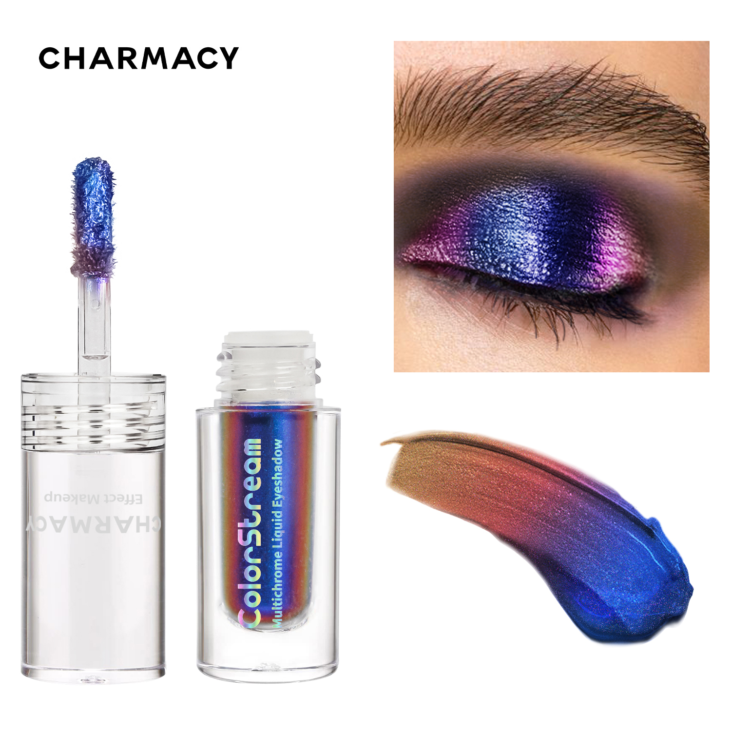  CHARMACY Multichrome Liquid Glitter Eyeshadow