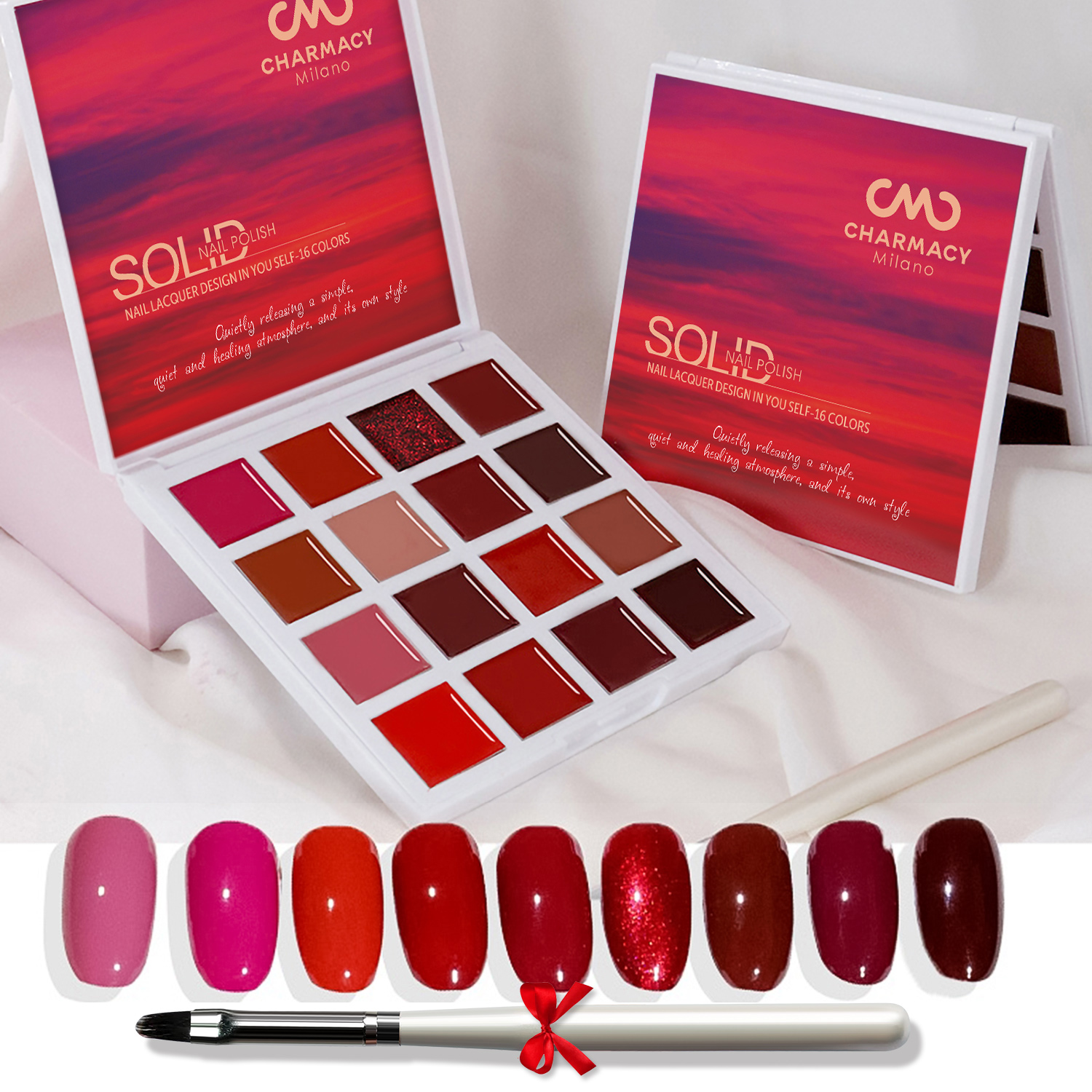 CMC 16 COLOR SOLID NAIL GEL PALETTE