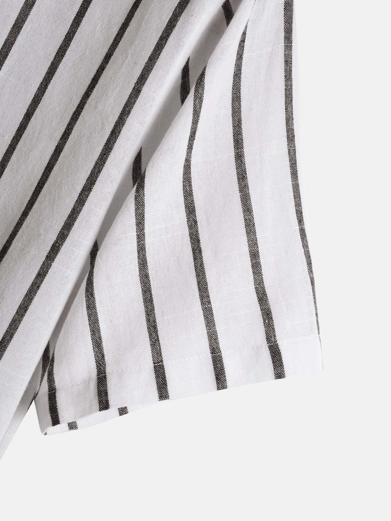 Classic Stripes Short Sleeve Henley Shirts
