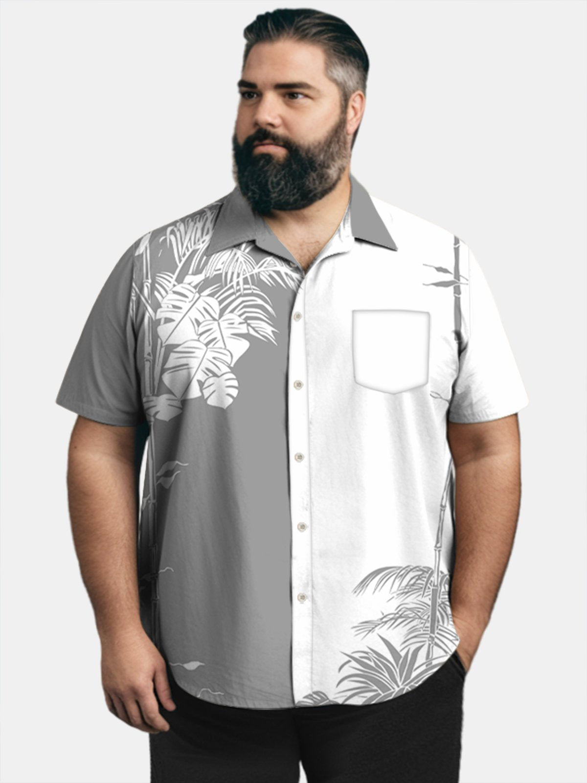 Big & Tall Hawaii Bamboo Free Seersucker Men's Shirts