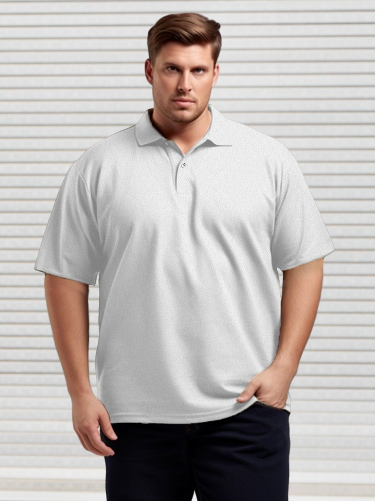 Big & Tall Casual Comfortable Quick Drying Men's Polo Shirts