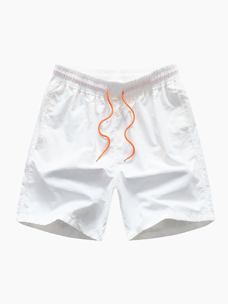 Flamingo Stripe Panel Shirt & Swim Shorts