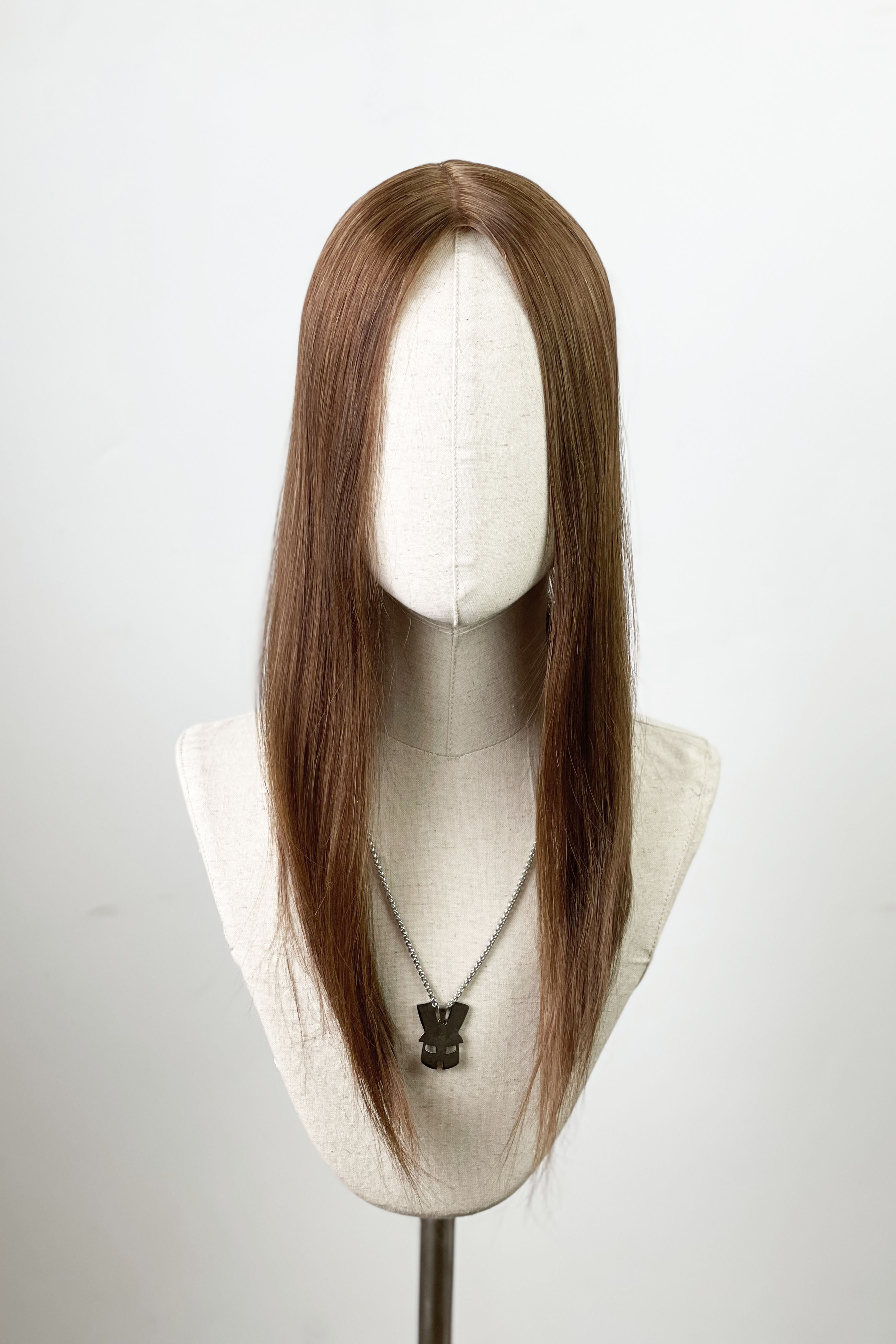 Cora #4 Dark Brown Clips in Top Tier Hair Topper