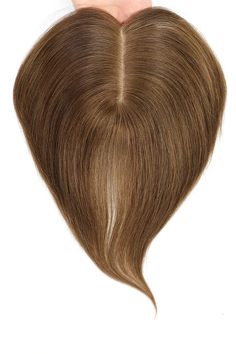 Elsie Light Brow Color #6 Human Hair Topper for Thinning Hair