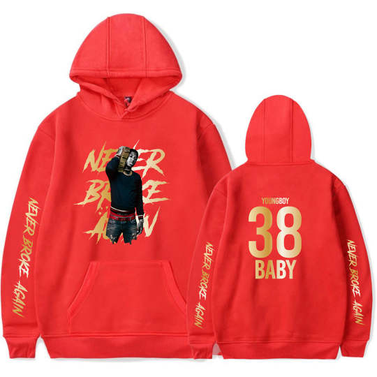 38baby Yb Merch nba youngboy never broke again hoodie golden limited