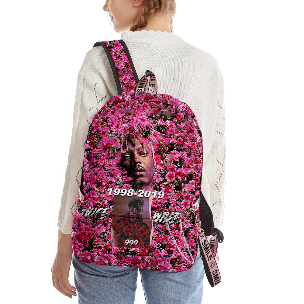 Juice Wrld 3D Backpack Fashion Bag-Mortick