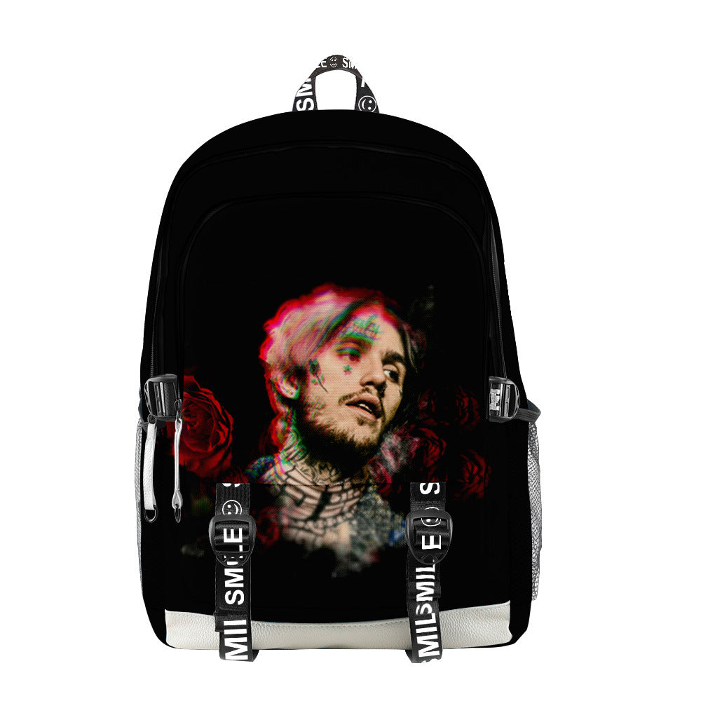 Lil Peep 3D Backpack Men & Women Fashion Outdoor Bag