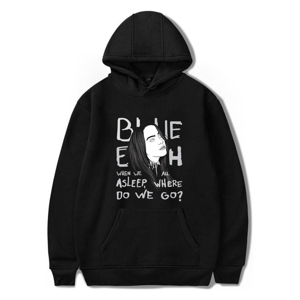 Billie Eilish Hoodies Men & Women Sweater Couple Outfits Where Do We G
